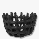 ART PIECE braided bowl in black, Mette Ditmer