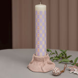 ART PIECE lava candleholder in powder rose, Mette Ditmer