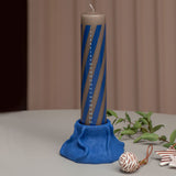 ART PIECE lava candleholder in cobalt, Mette Ditmer