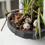 ART PIECE nuki candle bowl in black, Mette Ditmer
