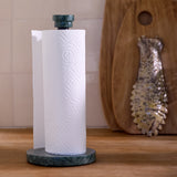 MARBLE kitchen roll holder in dark forest, Mette Ditmer