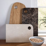 MARBLE serving board in sand, medium, Mette Ditmer
