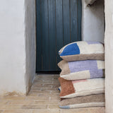 BRICK tufted cushion cover in dark olive, Mette Ditmer