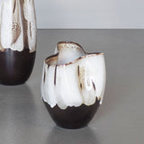 BY HAND curve vase in off-white, small, Mette Ditmer