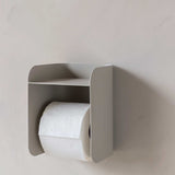CARRY toilet roll holder in sand grey, Mette Ditmer