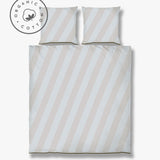 DIAGONAL bed set in light grey / sand, Mette Ditmer