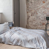 DIAGONAL bed set in light grey / sand, Mette Ditmer