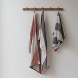 DIAGONAL towel in brick, Mette Ditmer