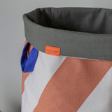 DIAGONAL laundry bag in brick / sand, Mette Ditmer