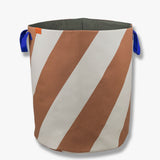DIAGONAL laundry bag in brick / sand, Mette Ditmer