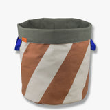 DIAGONAL laundry bag in brick / sand, Mette Ditmer