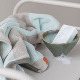 DIAGONAL towel in mint, Mette Ditmer