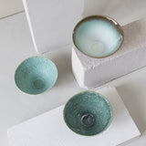 ELEMENTS bowl in green tones, medium, 3-pack, Mette Ditmer