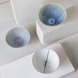 ELEMENTS bowl in blue tones, medium, 3-pack, Mette Ditmer