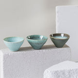 ELEMENTS bowl in green tones, small, 3-pack, Mette Ditmer