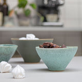 ELEMENTS bowl in green tones, small, 3-pack, Mette Ditmer
