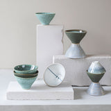 ELEMENTS bowl in green tones, small, 3-pack, Mette Ditmer