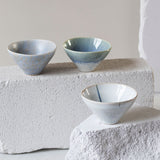 ELEMENTS bowl in blue tones, small, 3-pack, Mette Ditmer