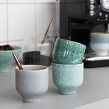 ELEMENTS mug in blue tones, 2-pack, Mette Ditmer