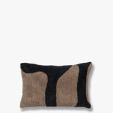 FIGURA tufted cushion cover in brown, Mette Ditmer
