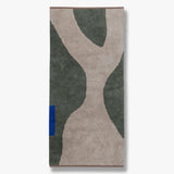 FIGURA rug in dark olive, medium, Mette Ditmer