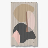 GALLERY shower curtain in sand, Mette Ditmer