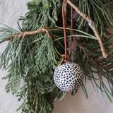 GLOBE baubles in black, 3-pack, Mette Ditmer