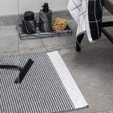 GRID bath mat in black / off-white, Mette Ditmer