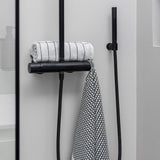 GRID bath mat in black / off-white, Mette Ditmer