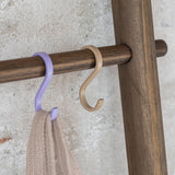 HANG-IT s-hook in sand, 5-pack, Mette Ditmer