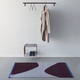 ROCKS all-round mat, large, Wine