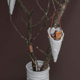 LACE cones in off-white, 2-pack, Mette Ditmer