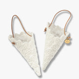 LACE cones in off-white, 2-pack, Mette Ditmer