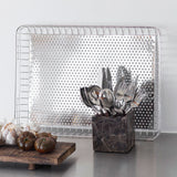 LIFT tray in chrome, Mette Ditmer