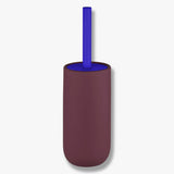 LOTUS PLAY toilet brush holder (2 handles) in wine, Mette Ditmer