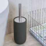 LOTUS PLAY toilet brush holder (2 handles) in dark olive, Mette Ditmer