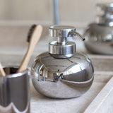 LOTUS dispenser in chrome, low, Mette Ditmer