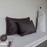 LOUNGE cushion in chocolate, incl. inner cushion, Mette Ditmer