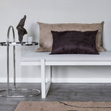 LOUNGE cushion in chocolate, incl. inner cushion, Mette Ditmer