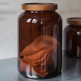 LUNA jar in brown, large, Mette Ditmer