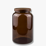 LUNA jar in brown, large, Mette Ditmer