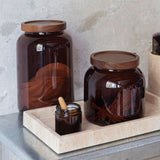 LUNA jar in brown, small, Mette Ditmer