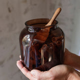 LUNA jar in brown, small, Mette Ditmer