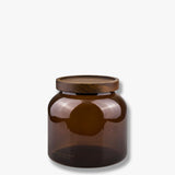 LUNA jar in brown, small, Mette Ditmer