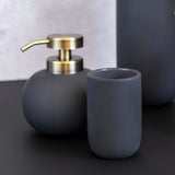 LOTUS toothbrush holder in anthracite, Mette Ditmer