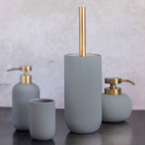 LOTUS toilet brush holder in frost green, Mette Ditmer