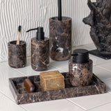 MARBLE low dispenser in brown, Mette Ditmer