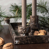 MARBLE deco tray in brown, Mette Ditmer