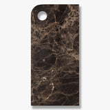MARBLE serving board in brown, large, Mette Ditmer