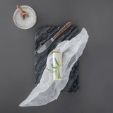 MARBLE serving board in black / grey, medium, Mette Ditmer